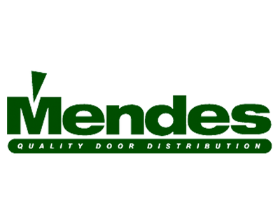 Mendes logo with green text on a white background