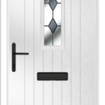 TRADITIONAL SUNNINGDALE FARMHOUSE BLACK COMPOSITE EXTERNAL DOOR SET