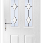 TRADITIONAL CARNOUSTIE BLACK COMPOSITE EXTERNAL DOOR SET