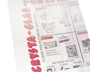LIGHTWEIGHT CRYSTA-GLASS PLASTIC SHEETING 4MM