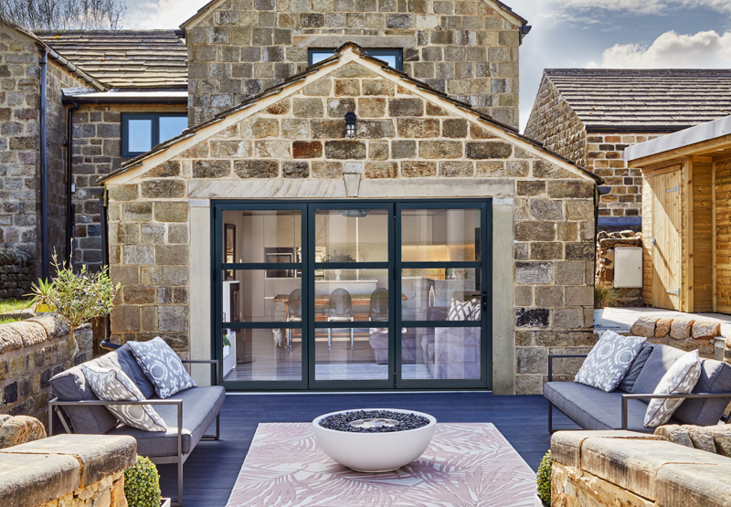 AluVu External Heritage Style bi-fold 10ft