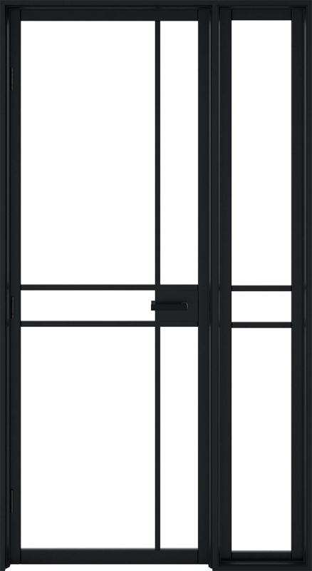 BLACK GREENWICH PREFINISHED SIDELIGHT W6