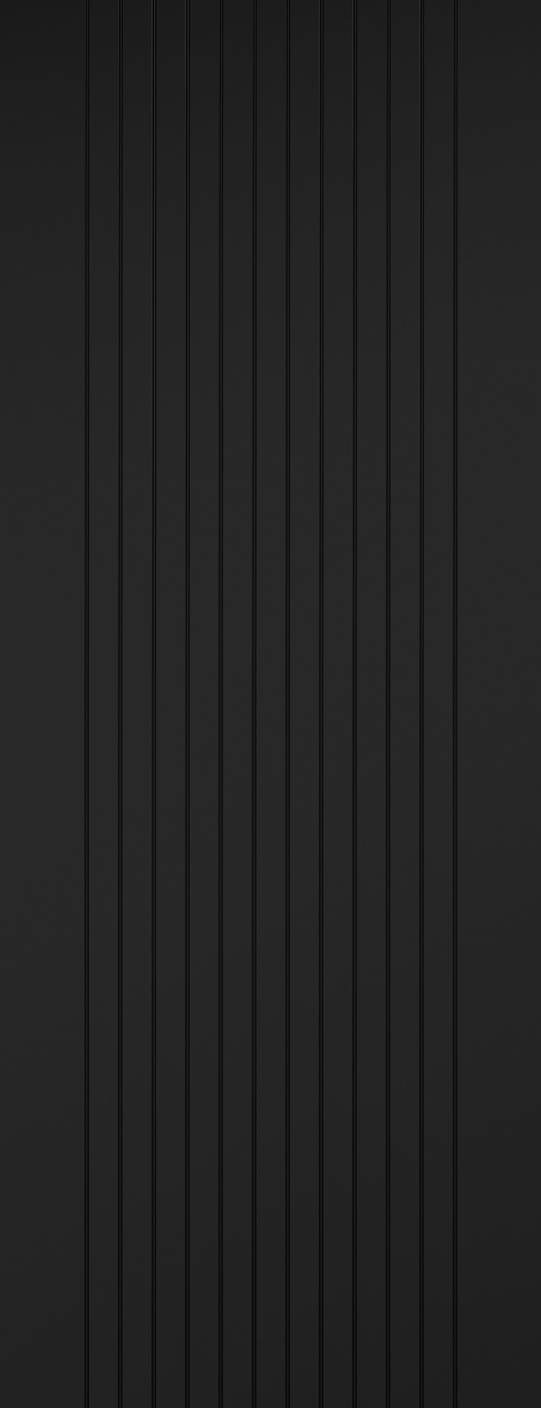 Black colour door with vertical grooves