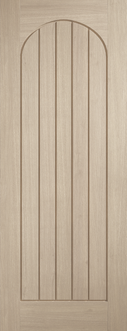 Blonde Oak Mexicano Arched Square Top Prefinished Internal Door