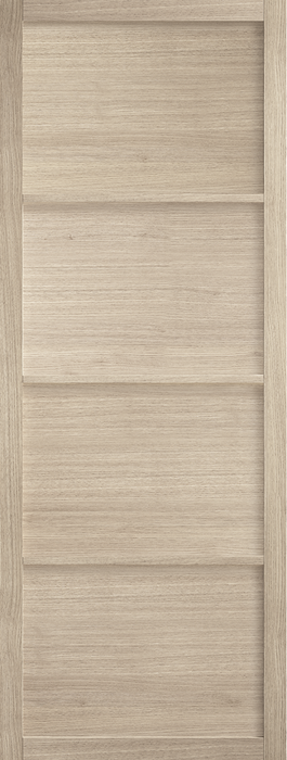 Wooden panel with horizontal slats