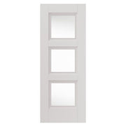 CATTON GLAZED CLASSIC PANELLED WHITE PRIMED INTERNAL DOOR