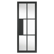 CIVIC BLACK CLEAR GLASS INTERNAL DOOR