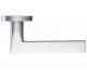 ZOO HARDWARE VIROTTIA DOOR HANDLES ON ROUND ROSE  SATIN CHROME - FB070SC (SOLD IN PAIRS)