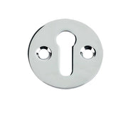 ZOO HARDWARE FULTON & BRAY STANDARD PROFILE VICTORIAN ESCUTCHEON POLISHED CHROME - FB10CP