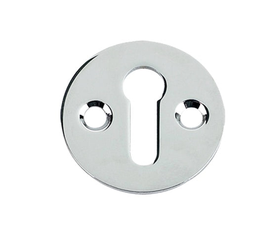 ZOO HARDWARE FULTON & BRAY STANDARD PROFILE VICTORIAN ESCUTCHEON POLISHED CHROME - FB10CP