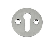 ZOO HARDWARE FULTON & BRAY STANDARD PROFILE VICTORIAN ESCUTCHEON SATIN CHROME - FB10SC