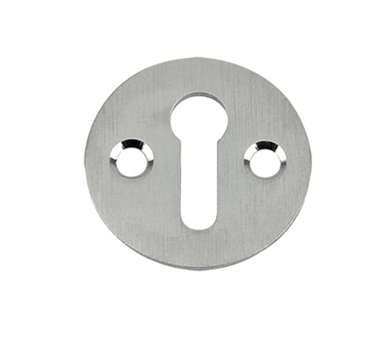 ZOO HARDWARE FULTON & BRAY STANDARD PROFILE VICTORIAN ESCUTCHEON SATIN CHROME - FB10SC