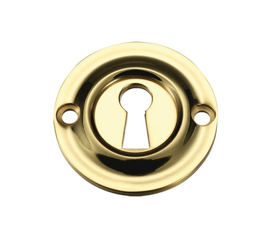 Zoo Hardware Fulton & Bray Standard Profile Escutcheon, Polished Brass - FB18
