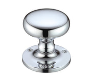 ZOO HARDWARE FULTON & BRAY MUSHROOM MORTICE DOOR KNOBS POLISHED CHROME – FB201CP (PAIR)