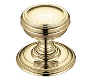ZOO HARDWARE FULTON & BRAY CONCEALED FIX MORTICE DOOR KNOBS POLISHED BRASS - FB305 (PAIR)