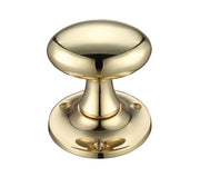 ZOO HARDWARE FULTON & BRAY OVAL MORTICE DOOR KNOBS POLISHED BRASS – FB500 (PAIR)