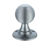 ZOO HARDWARE FULTON & BRAY QUEEN ANNE MORTICE DOOR KNOBS SATIN CHROME – FB507SC (PAIR)