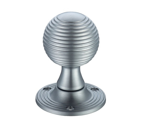 ZOO HARDWARE FULTON & BRAY QUEEN ANNE MORTICE DOOR KNOBS SATIN CHROME – FB507SC (PAIR)