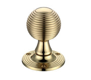 ZOO HARDWARE FULTON & BRAY QUEEN ANNE MORTICE DOOR KNOBS POLISHED BRASS – FB507 (PAIR)