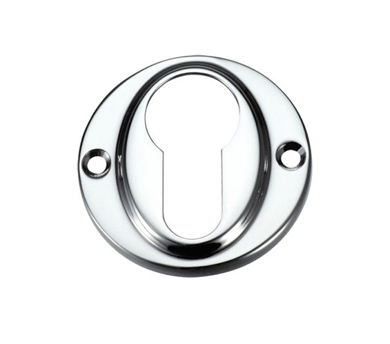 Zoo Hardware Fulton & Bray Euro Profile Escutcheon, Polished Chrome - FB51CP