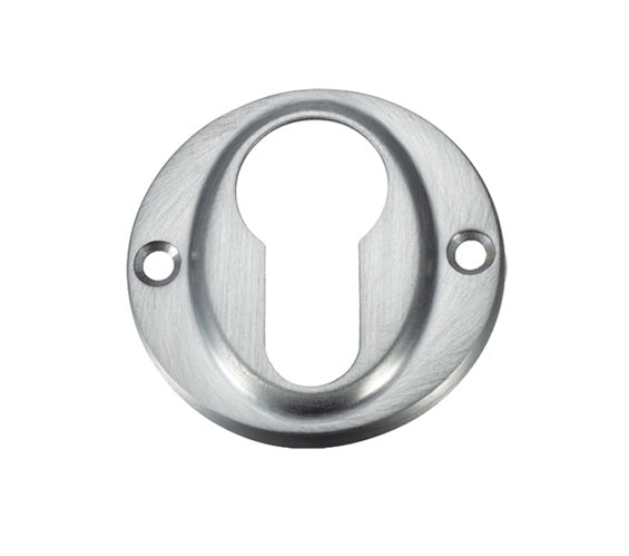Zoo Hardware Fulton & Bray Euro Profile Escutcheon, Satin Chrome - FB51SC
