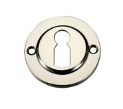 Zoo Hardware Fulton & Bray Standard Profile Escutcheon, PVD Stainless Nickel - FB52PVDN
