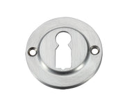 Zoo Hardware Fulton & Bray Standard Profile Escutcheon, Satin Chrome - FB52SC