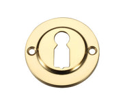 Zoo Hardware Fulton & Bray Standard Profile Escutcheon, Polished Brass - FB52