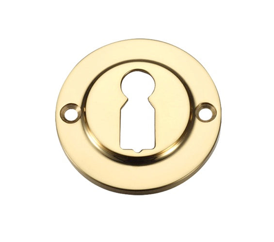 Zoo Hardware Fulton & Bray Standard Profile Escutcheon, Polished Brass - FB52