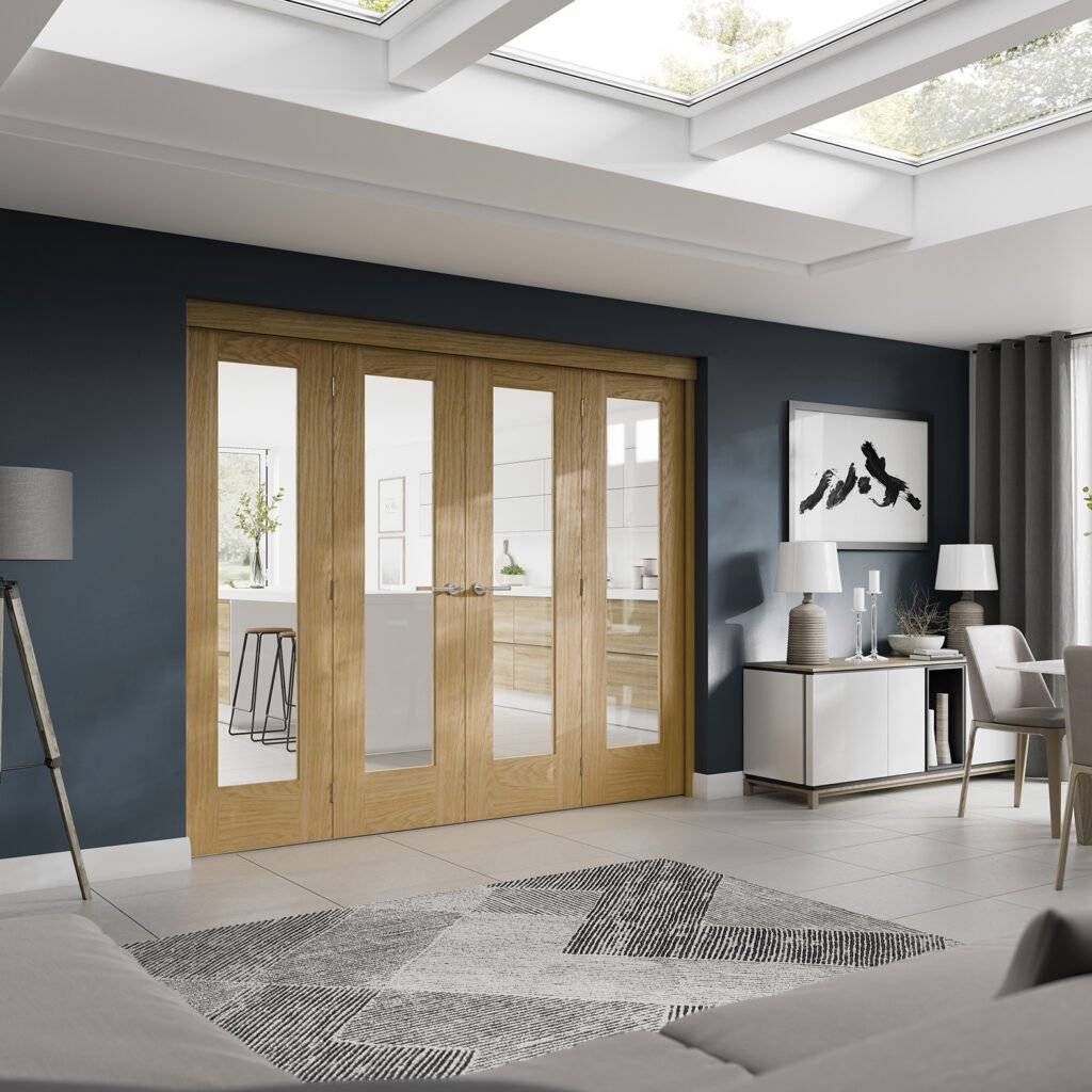 FREEFOLD ROOM DIVIDER OAK