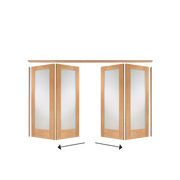 FREEFOLD ROOM DIVIDER OAK