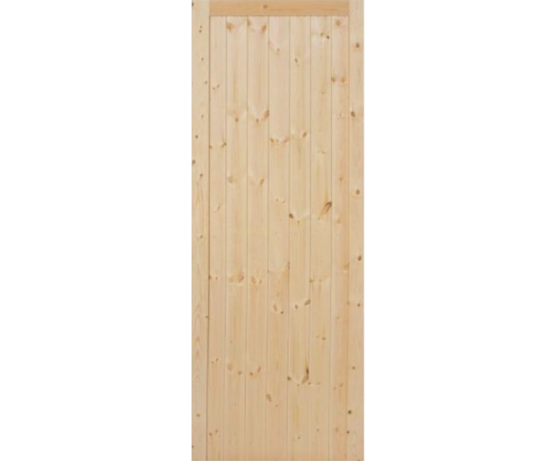 REDWOOD LEDGED & BRACED FRAMED EXTERNAL DOOR