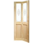 Internal Clear Pine Victorian Bi-Fold with Campion Glass