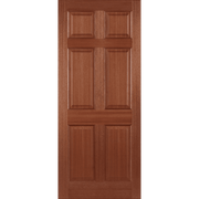 HARDWOOD COLONIAL 6 PANEL EXTERNAL DOOR