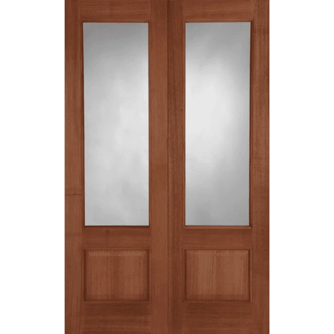 HARDWOOD CHISWICK REBATED PAIR (RHPO) UNGLAZED EXTERNAL DOORS