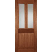 HARDWOOD EDWARDIAN UNGLAZED EXTERNAL DOOR