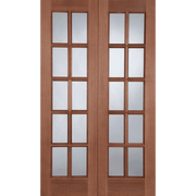HARDWOOD GTP REBATED PAIR (RHPO) UNGLAZED EXTERNAL DOORS