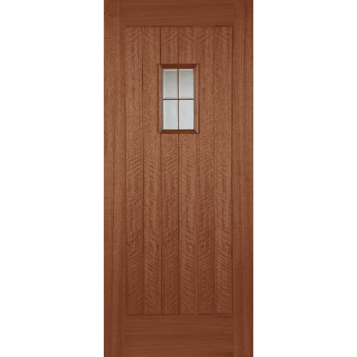 HARDWOOD HILLINGDON LEAD LIGHT GLAZED EXTERNAL DOOR