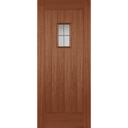 HARDWOOD HILLINGDON LEAD LIGHT GLAZED EXTERNAL DOOR