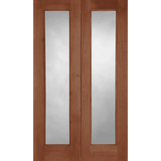 HARDWOOD PATTERN 20 REBATED PAIR (RHPO) UNGLAZED EXTERNAL DOORS
