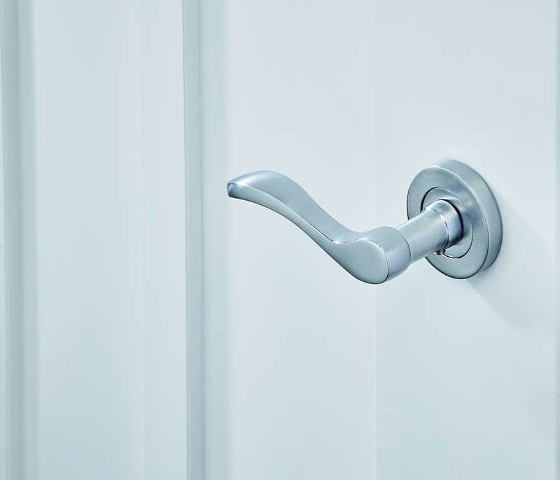 Ariel Satin Chrome Tone Handle Hardware Pack