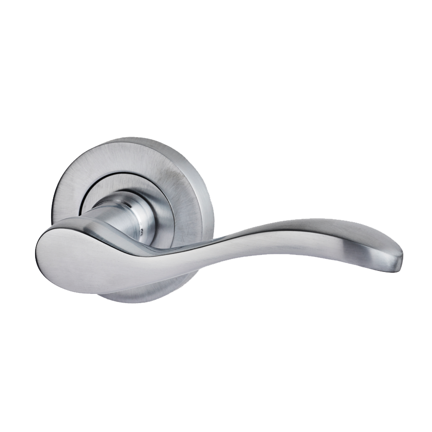 Ariel Satin Chrome Tone Handle Hardware Pack