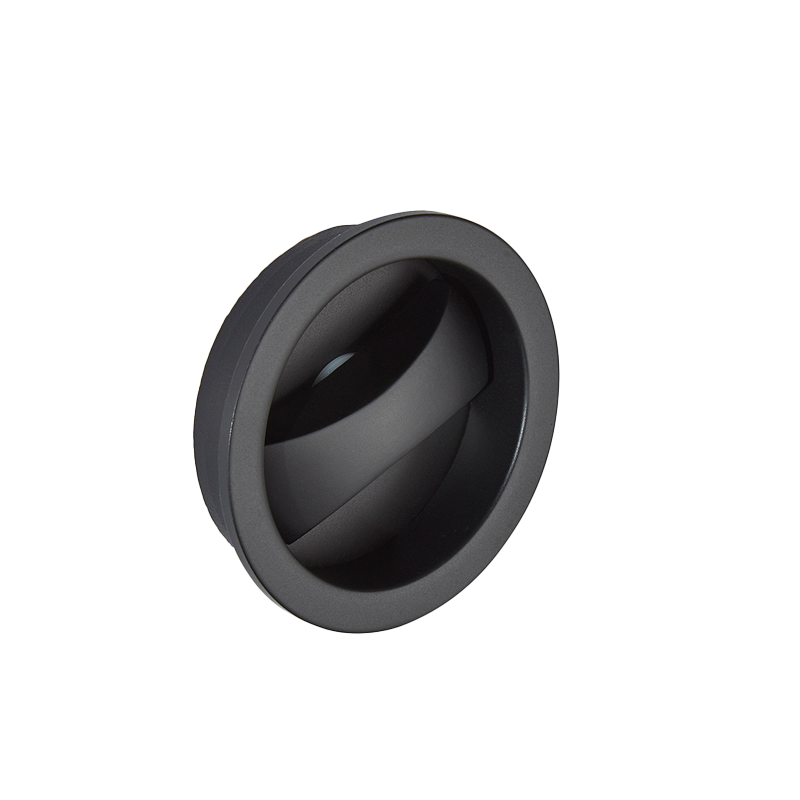 Aries Matt Black Pocket Door Privacy Handle