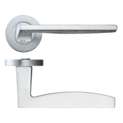 Crux Satin Chrome Tone Privacy Handle Hardware Pack