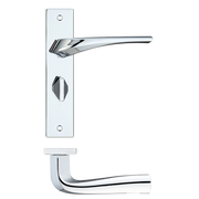Dorado Polished Chrome Tone Privacy Handle Hardware Pack