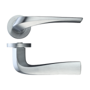 Draco Satin Chrome Handle Hardware Pack