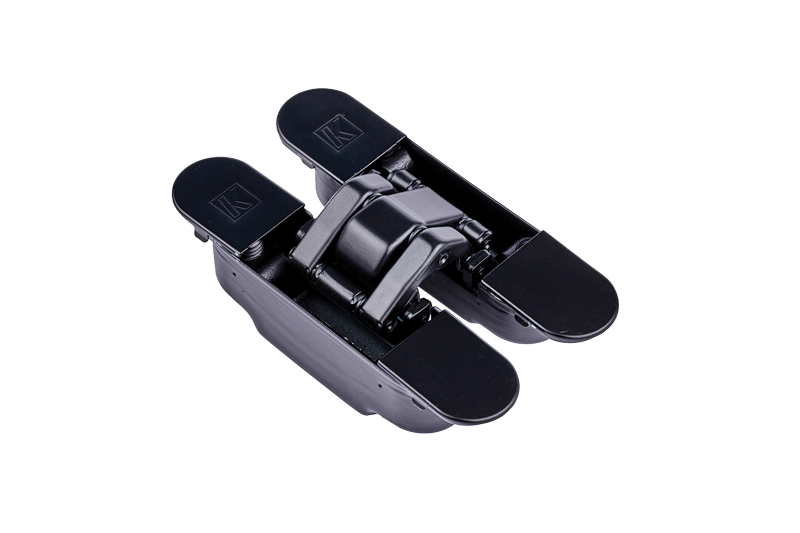 Eclipse Matt Black Concealed Hinge Pack of 2