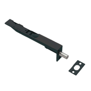 Manhattan Matte Black Flush Bolt – 150mm