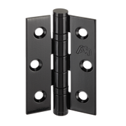 Manhattan Range Matte Black Hinges (Pack of 3)