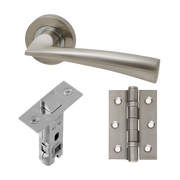 Mars Hardware Pack – Satin Nickel Finish